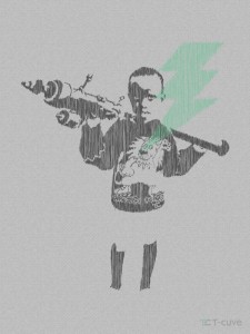 Child Soldier with missle